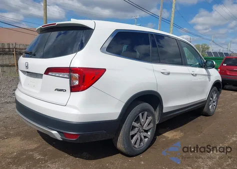 2021 Honda Pilot Awd Ex-L from USA, damaged, VIN 5FNYF6H57MB054147